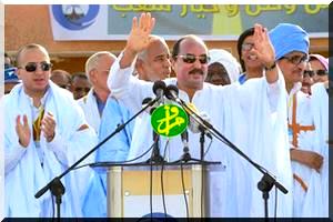 Le candidat Mohamed Ould Abdel Aziz réitère sa volonté de construire une Mauritanie unie garantissant à tous les mêmes chances