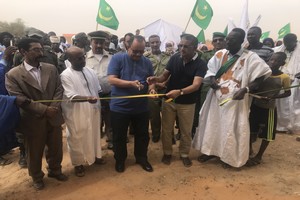 Assaba: Le Directeur Général de TADAMOUN inaugure deux écoles complètes et trois barrages dans des localités relevant de la moughataa de Barkéol [PhotoReportage]