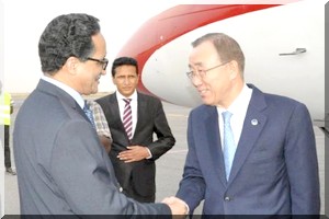 Ban Ki Moon à Nouakchott : Finalement, qu’est venu chercher le patron des l’ONU à Nouakchott ?