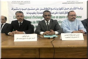 Le Directeur Général de TADAMOUN  préside l’atelier régional sur la mise en œuvre du programme Tekavoul [PhotosReportage]