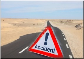 Plusieurs blessés graves dans un accident à 90 Km sur la route Nouakchott-Nouadhibou