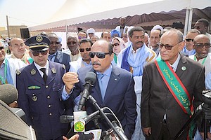 Mauritanie : Le président Aziz promet de poursuivre ses chantiers