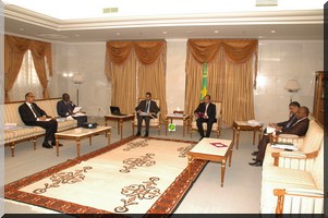 Le Chef de l'Etat reçoit le Conseil Suprême de l'autorité de Zone Franche de Nouadhibou 