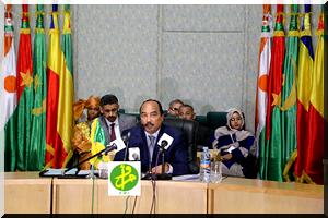 Le Président de la République explique aux journalistes les résultats du 1er sommet du Groupe des 5 du Sahel 
