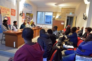 La conférence organisée, à Bordeaux, par l'association mémoires et partage dirigée par Karfa Diallo [PhotoReportage]