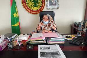Madame Fatimetou Mint Abdel Malick, présidente du Conseil Régional de Nouakchott : ►