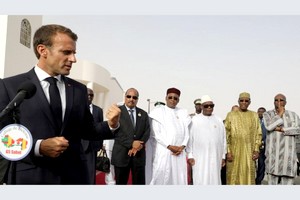 À Nouakchott, le G5 Sahel et Macron affichent de la fermeté face aux jihadistes