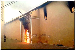 Incendie partiel dans la résidence du leader islamiste Ould Mansour 