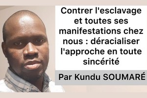 Contrer l’esclavage et toutes ses manifestations chez nous : déracialiser l’approche en toute sincérité 