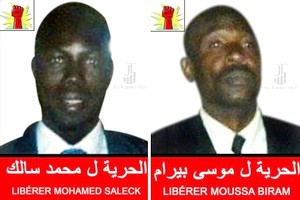 Moussa Bilal Biram et Abdallahi Matala Saleck sont libres après avoir purgé 
