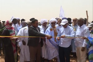 Le DG de Tadamoun supervise l’inauguration du barrage d’Oum Lekhnafer à Nimlane [PhotoReportage]