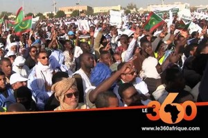 Vidéo. Mauritanie: le président prend la tête d'une marche contre 