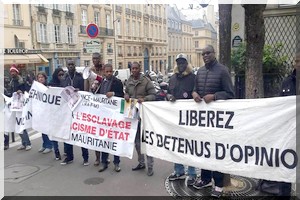 Communiqué de presse : IRA Mauritanie section France