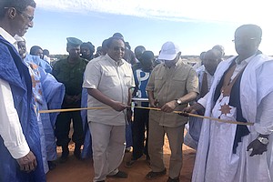 En images : Le DG de TADAMOUN inaugure un centre de santé et des aménagements hydro-agricoles au Trarza