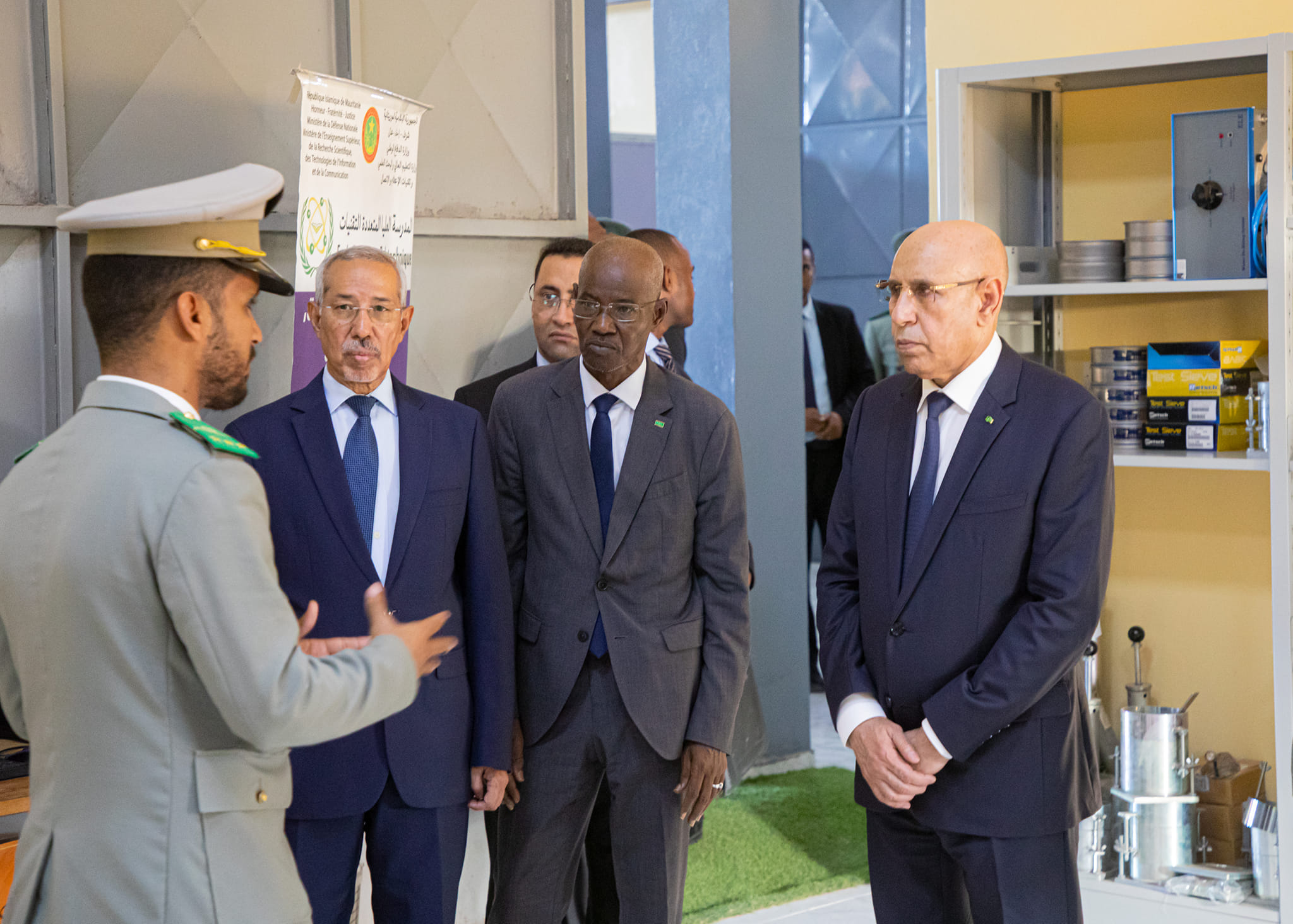 Le président Ghazouani envisage d’ordonner l’ouverture d’une branche de l’école polytechnique à l’intérieur du pays 