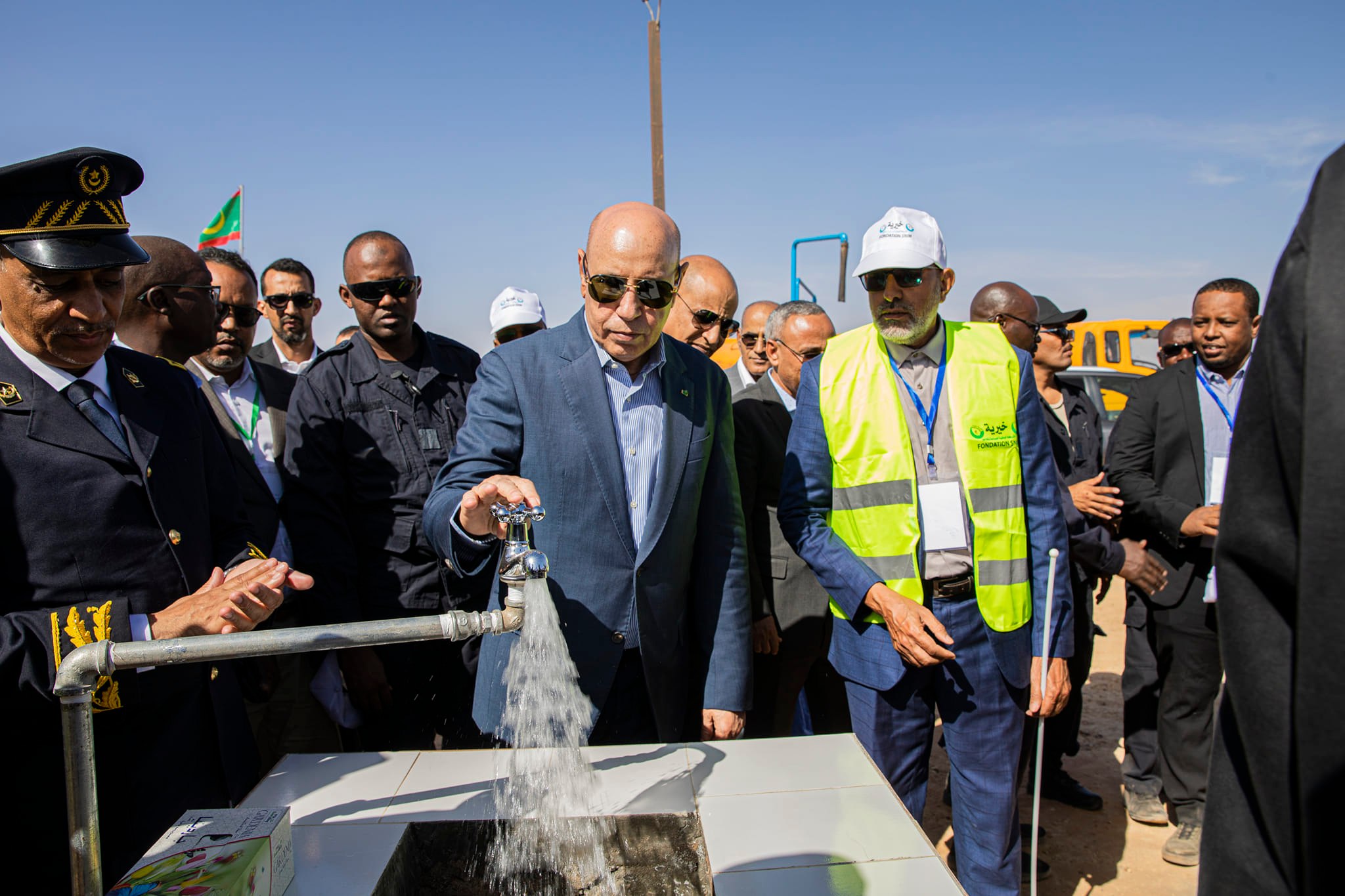 Le Président de la République inaugure le projet d’extension de la station de dessalement d’eau à Ouad El Gah