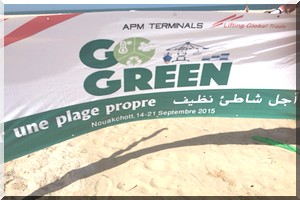 Opération Go Green : APM Teminals met la main à la plage