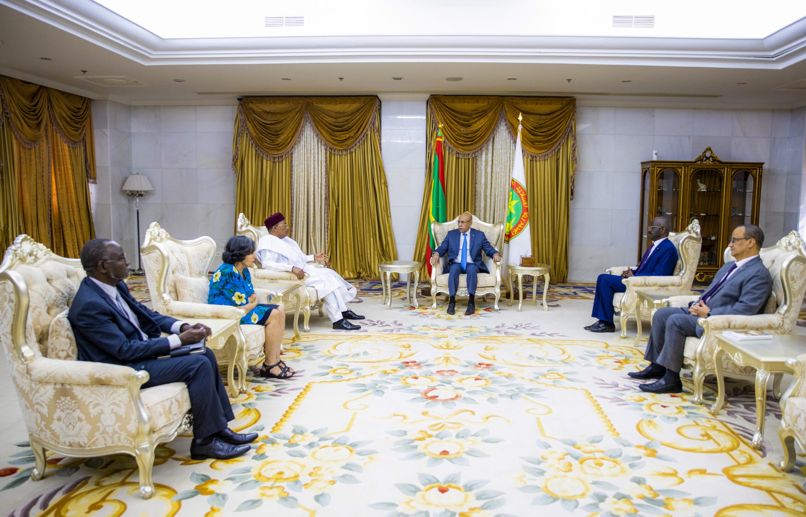 Ghazouani reçoit le Panel indépendant de haut niveau sur la sécurité et le développement au Sahel