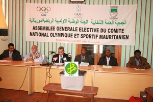 Le président du Comité olympique mauritanien à Alger