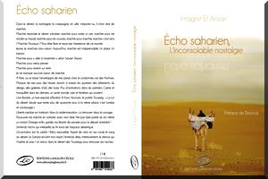 Un livre : 'Echo Saharien, inconsolable nostalgie...'
