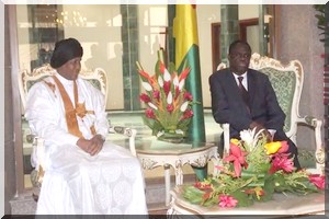 Notre Ambassadeur présente ses Lettres de Créance au président du Burkina Faso
