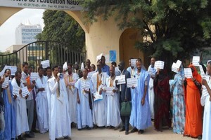 Les professeurs du secondaire et de l’enseignement technique en grève