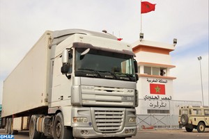 Guergarat: Aménagement de la route jusqu’au poste-frontière avec la Mauritanie, les camionneurs soulagés