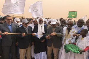 En images, le Directeur Général de Tadamoun inaugure un centre de santé à Nvenny