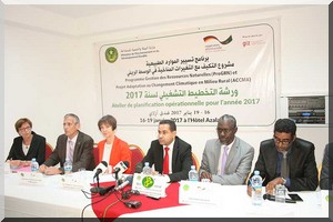 Mauritanie : atelier national de validation de la planification fonctionnelle pour l'année 2017 du ProGRN