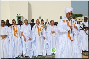 Le Président de la République effectue la prière de l'Aid Al Adha à la Mosquée Ibn Abass