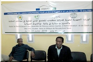 Clôture de deux ateliers de renforcement des capacités des OSC locales à Nouakchott
