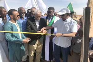 Festivités 57ème anniversaire de l'indépendance nationale: Le Directeur Général de TADAMOUN inaugure le barrage d’Oum Avnadech au Hodh Charghi [PhotoReportage]