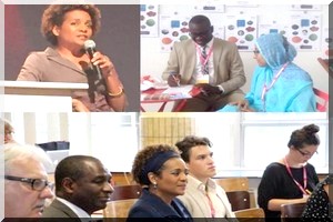 Le Premier incubateur de projets en Mauritanie, Hadina RIMTIC, au Forum Mondial de la langue Française à Liège.