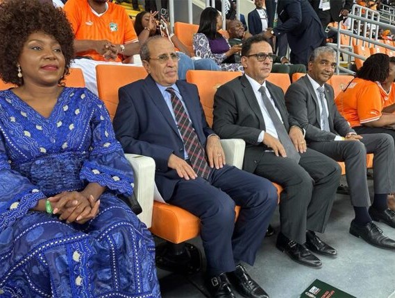 Le ministre Sports assiste à l’ouverture officielle de la 34ème CAN en Côte d’Ivoire