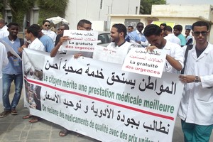 Sit-in des médecins devant le ministère de la santé [PhotoReportage]