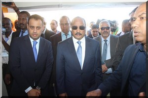 Visite : Le Président de la République honore le football mauritanien [PhotoReportage]