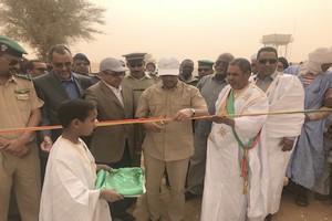 Trarza: Inauguration d’un centre de santé à Boulenouar, commune de Nabaghiya, par le Directeur Général de TADAMOUN [PhotoReportage]