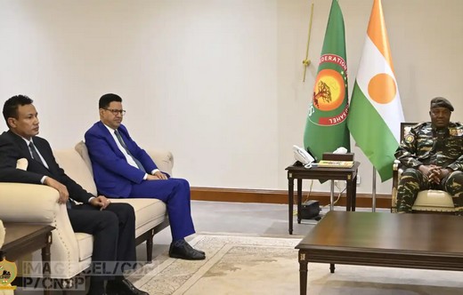 L’Ambassadeur de Mauritanie, en fin de mission, fait ses adieux au Président Abdourahamane Tiani