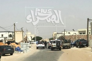 Les accès routiers menant à la résidence de l'ex président Aziz fermés