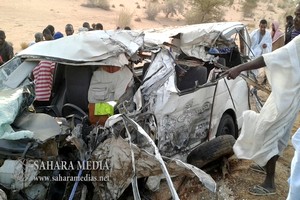 Accident de la route près de Nouadhibou : 2 morts et 6 blessés