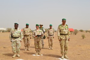 Le CEMGAA préside la passation de consigne au bataillon mauritanien du G5 Sahel