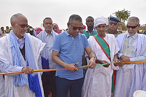 En images : Le directeur de l’Agence Tadamoun inaugure des infrastructures de base à Tintane et Koubeny 