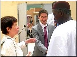 Ibrahima Moctar Sarr rencontre au Siège du parti, Mme Jo Ellen Powel, ...