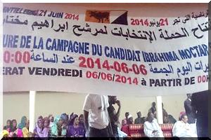 Meeting d’Ibrahima Moctar à Zouerate