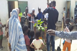 La population d’El Mina plante des arbres pour lutter contre les effets du changement climatique