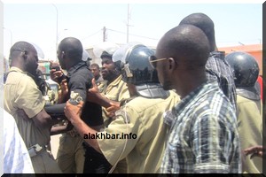 Nouakchott: Dispersion d’une nouvelle manifestation de dockers