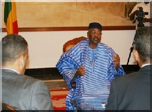 Le Président Amadou Toumani Touré (ATT) du Mali