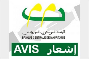 Communiqué de presse: Banque Centrale de Mauritanie (BPM) 
