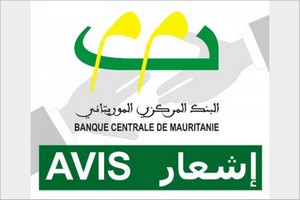 Communiqué de presse: Banque Centrale de Mauritanie (BPM)
