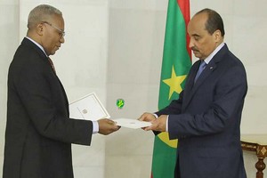 Diplomatie : le ministre mauritanien des Affaires étrangères reçoit les copies figurées des lettres de créance du nouvel ambassadeur du Congo